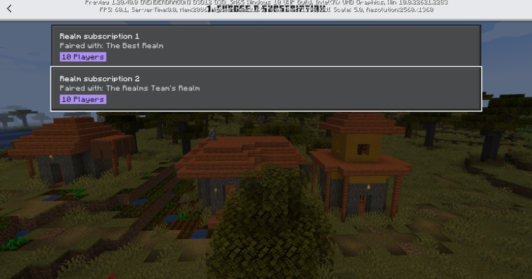 Minecraft Realms Plus Java Edition - April 20,2024
