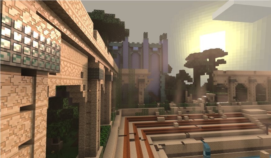 Minecraft: Bedrock Edition with Ray Tracing and Advanced Graphics